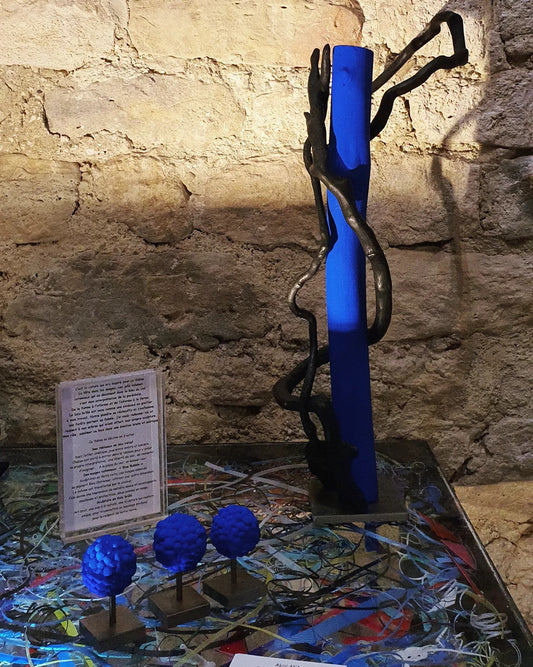 Pied bleu
